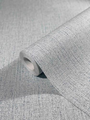 non-woven wallpaper textile optics blue grey 32673