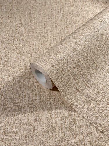 non-woven wallpaper textile optics brown beige 32674