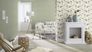 Non-Woven Wallpaper Rasch Plain Mottled green 408171 4
