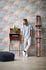 Non-Woven Wallpaper Spanish Tiles beige blue 37858-1 5
