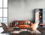 Non-Woven Wallpaper Fan Graphic grey Metallic 37864-1 4