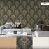 Non-Woven Wallpaper Barock beige green Metallic 37901-1 5