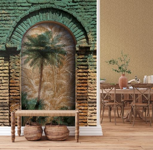 Digital Print Photo Wallpaper Orient Palm brown DD118827