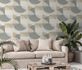 Non-Woven Wallpaper Elle Circle beige Glitter 10150-02 4