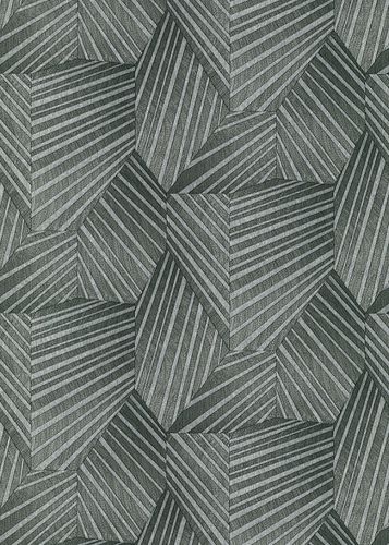 Non-Woven Wallpaper Elle Triangles anthracite 10152-47