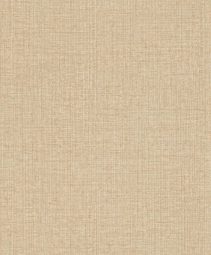 non-woven wallpaper Rasch textile structure plain gold 649154