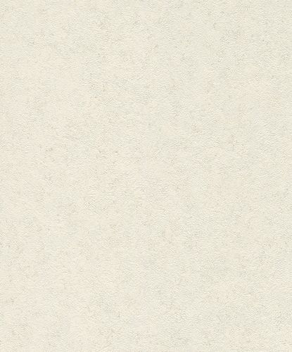 non-woven wallpaper plain white gold Rasch Andy Wand 649314