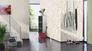 room image non-woven wallpaper Rasch plain grey Andy Wand 649321 3