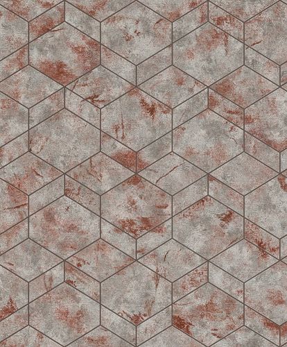 non-woven wallpaper Andy Wand cubes by Rasch 649628