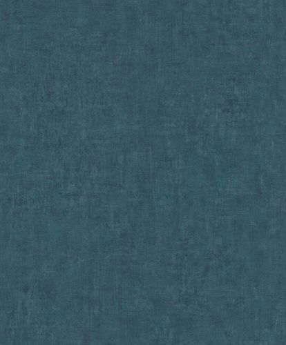 Non-Woven Wallpaper Rasch Plaster Plain dark blue 429275