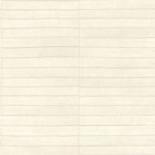 Non-Woven Wallpaper Rasch Leather white gloss 418415