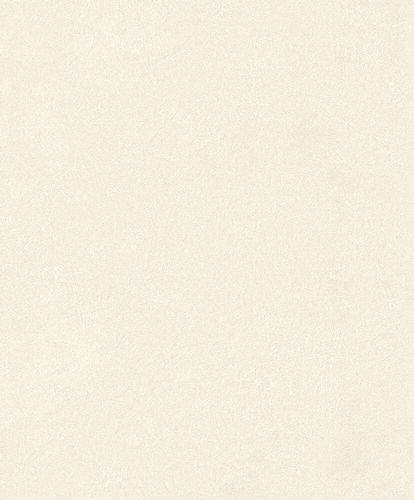 Non-Woven Wallpaper Rasch Fur Plain white grey 418620