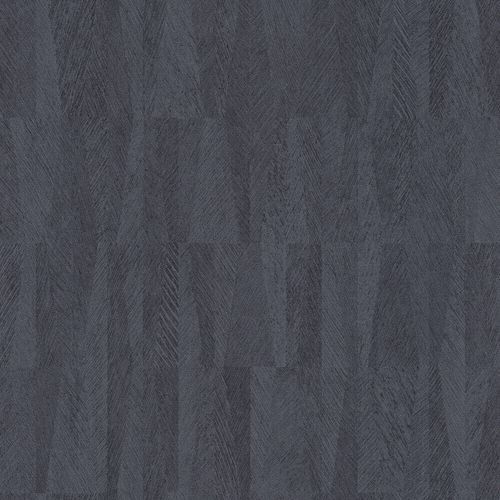 Non-Woven Wallpaper Rasch Leaves dark blue 418927