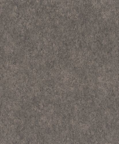 Non-Woven Wallpaper Rasch Plain Plaster black 617160