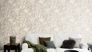 Non-Woven Wallpaper Rasch Leaves grey white 617412 4
