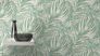 Non-Woven Wallpaper Rasch Leaves green grey 617443 4