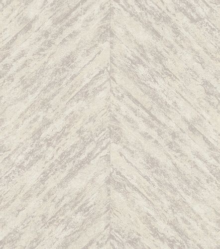 Non-Woven Wallpaper Rasch Stripes Fishbone beige 617511