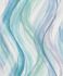 Non-Woven Wallpaper Waves blue green white 32444 1