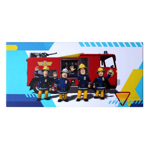 Fireman Sam Team wall mural 33 x 70 cm