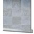 Non-Woven Wallpaper Tiles Ornament blue-grey 82254 2