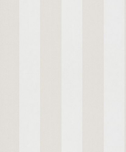 Non-Woven Wallpaper Block Stripes beige white 82260