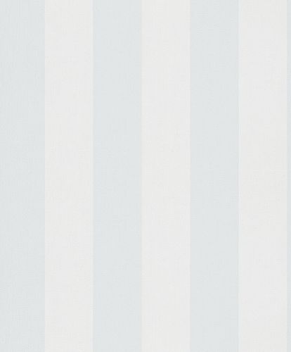 Non-Woven Wallpaper Block Stripes blue white 82261