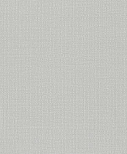 Non-Woven Wallpaper Bast Look Metallic grey silver 32806