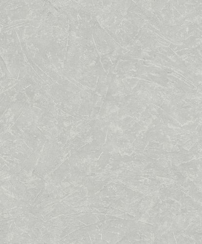 Non-Woven Wallpaper Plaster Look Metallic grey 32815