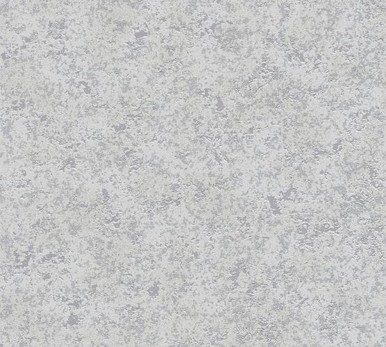 Non-Woven Wallpaper Mottled Metallic grey silver 3777-22