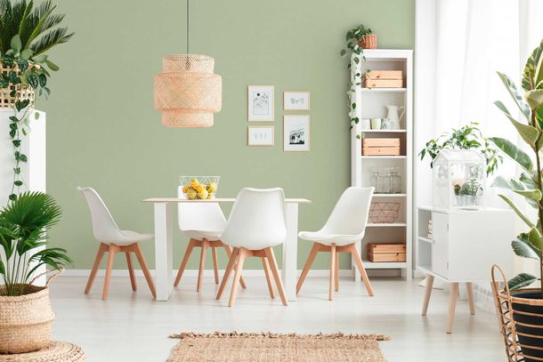 Non-Woven Wallpaper Plain Structure green 37831-5