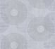 Non-Woven Wallpaper Circles grey Glitter 37832-1 1