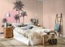 Photo Wallpaper Non-Woven Palms Sunset beige 1