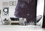 Photo Wallpaper Non-Woven Buffalo Animal Nature black 1