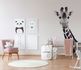 Photo Wallpaper Non-Woven Giraffe Nature white black 1