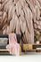 Photo Wallpaper Non-Woven Feathers Nature brown beige 1