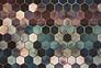Photo Wallpaper Non-Woven 3D Mable Graphic pink blue 2