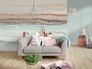 Photo Wallpaper Non-Woven Ombre pink orange 1