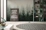 Photo Wallpaper Non-Woven Forest Firs green 1