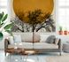 Photo Wallpaper Non-Woven Tree Nature Moon orange black 1