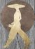 Photo Wallpaper Non-Woven Women Shadow Stripes brown 2