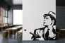 Photo Wallpaper Non-Woven Man Pistol Heart black white 1