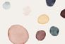Photo Wallpaper Non-Woven Watercolour Circles colourful 2