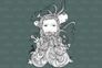 Photo Wallpaper Non-Woven Aquarius Fish green black 2