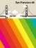 Photo Wallpaper Non-Woven San Francisco Retro colourful 2