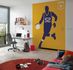 Photo Wallpaper Non-Woven Basketball Retro yellow purple 1