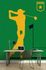 Photo Wallpaper Non-Woven Golfers Retro green yellow 1