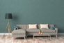 room example non-woven wallpaper mottled design blue green 38024-4 5