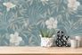 Non-Woven Wallpaper Floral Flowers Leaves blue 38028-5 4