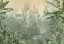 Photo Wallpaper Non-Woven Jungle Birds green DD120244 2