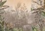 Photo Wallpaper Non-Woven Jungle Birds brown DD120245 2